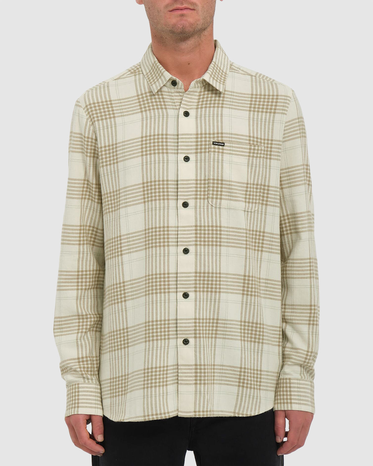 MENS CADEN PLAID LONG SLEEVE TOP