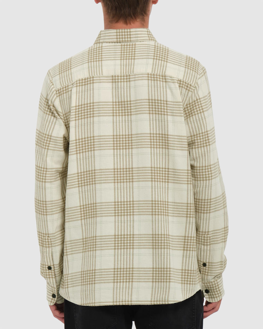 MENS CADEN PLAID LONG SLEEVE TOP