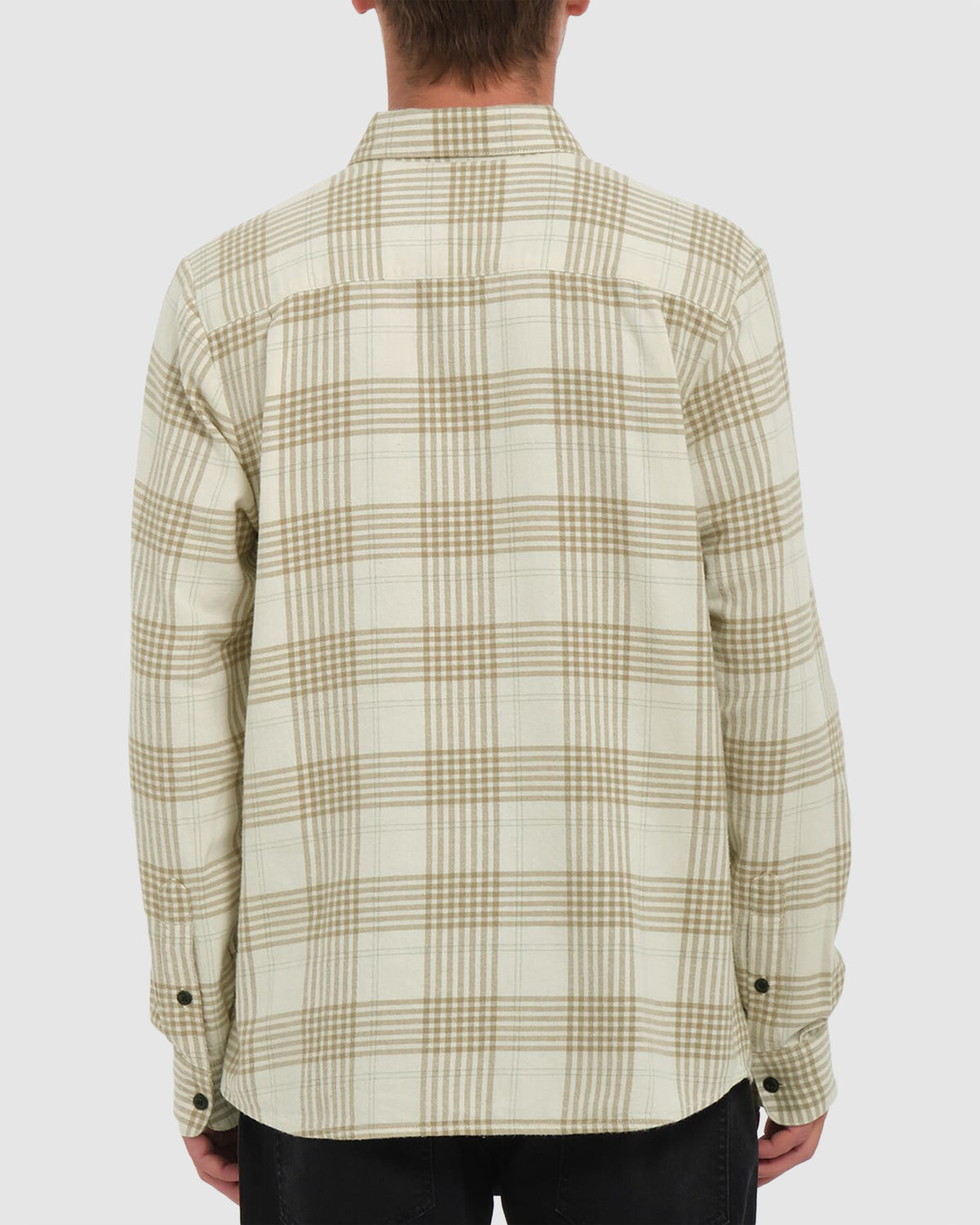 MENS CADEN PLAID LONG SLEEVE TOP