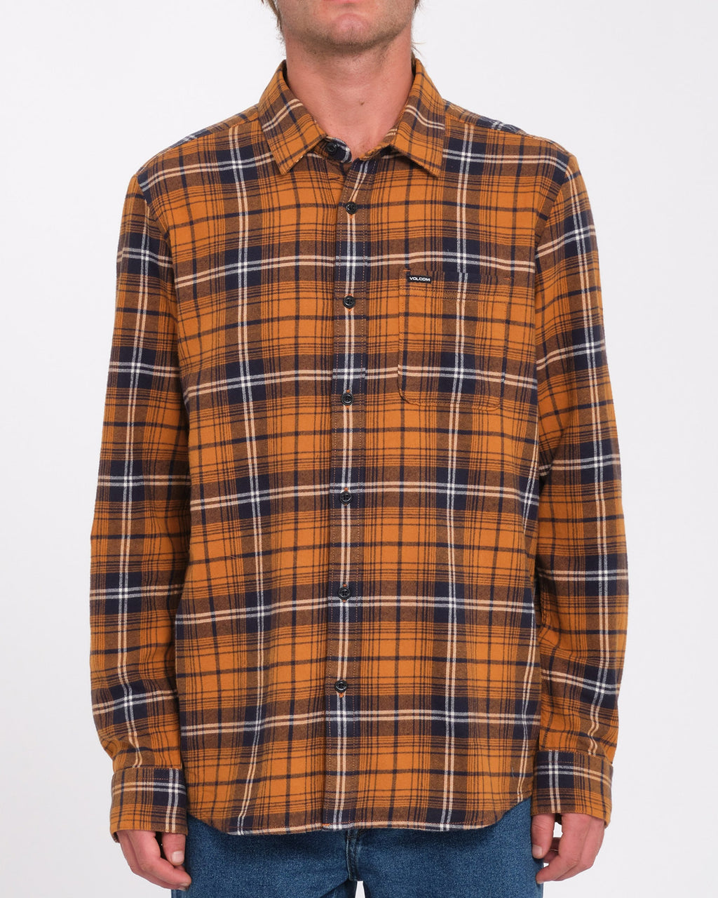 Mens Caden Plaid Long Sleeve Shirt