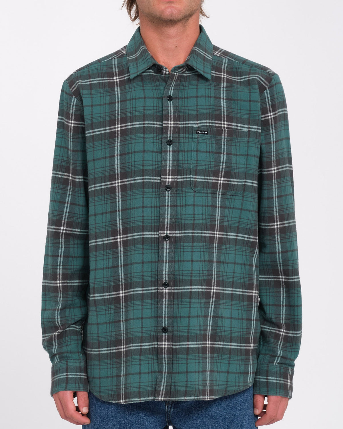 Mens Caden Plaid Long Sleeve Shirt