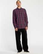 Mens Shadowstone Flannel Long Sleeve Shirt