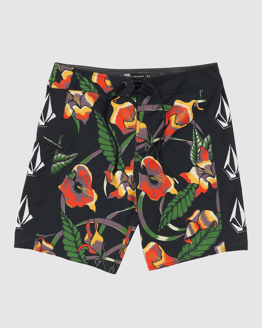 Mens Iconic Floral Mod 19" Boardshorts