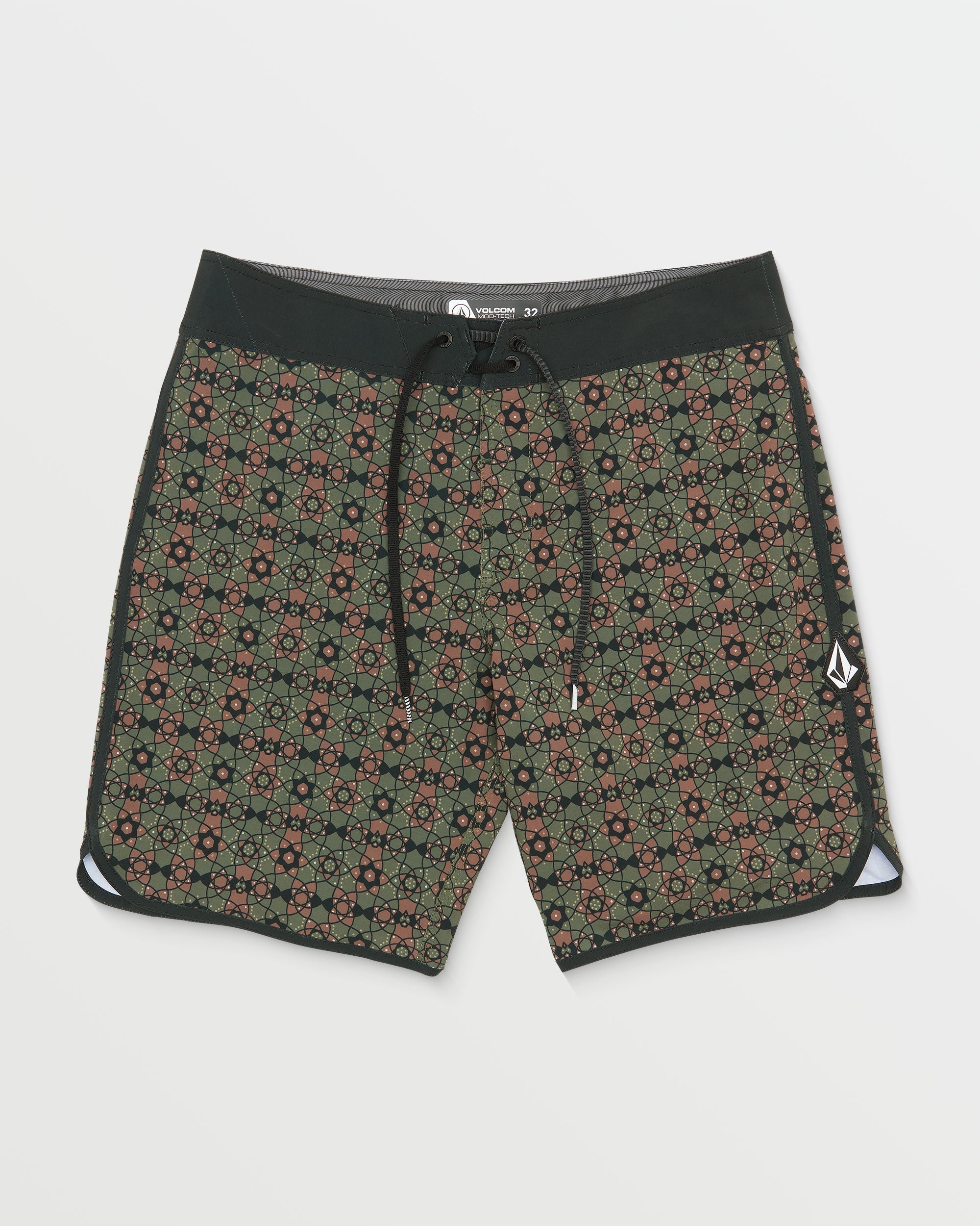 Mens Fractal Scallop Mod-Tech 19" Boardshorts Mens Fractal Scallop Mod-Tech 19" Boardshorts