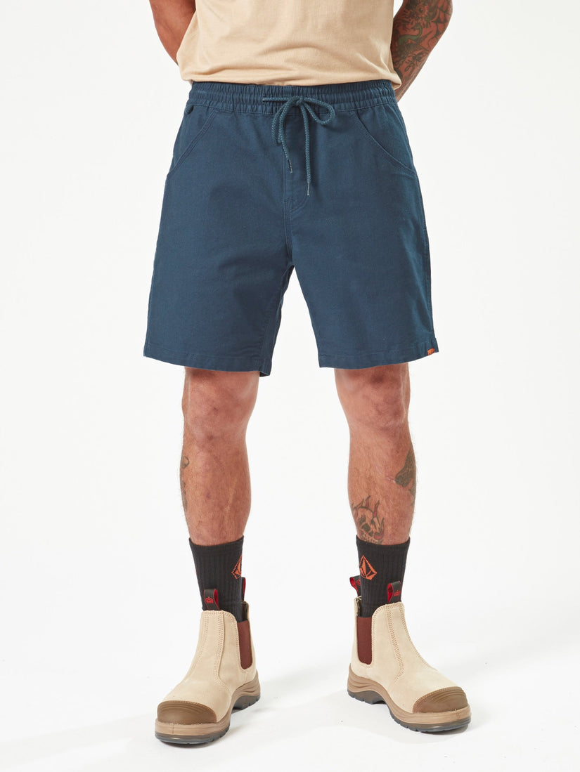 Mens Workwear Caliper Elastic Waist Walkshorts