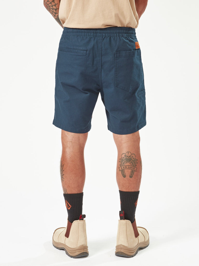 Mens Workwear Caliper Elastic Waist Walkshorts