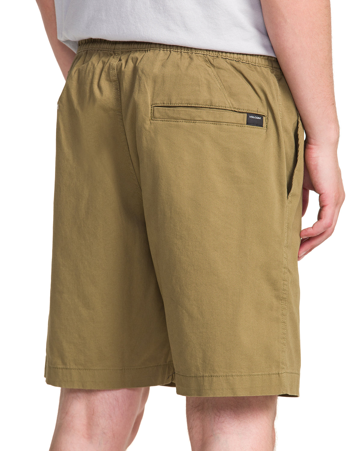 Mens Road Trip Elastic Waist Stretch Walk Shorts