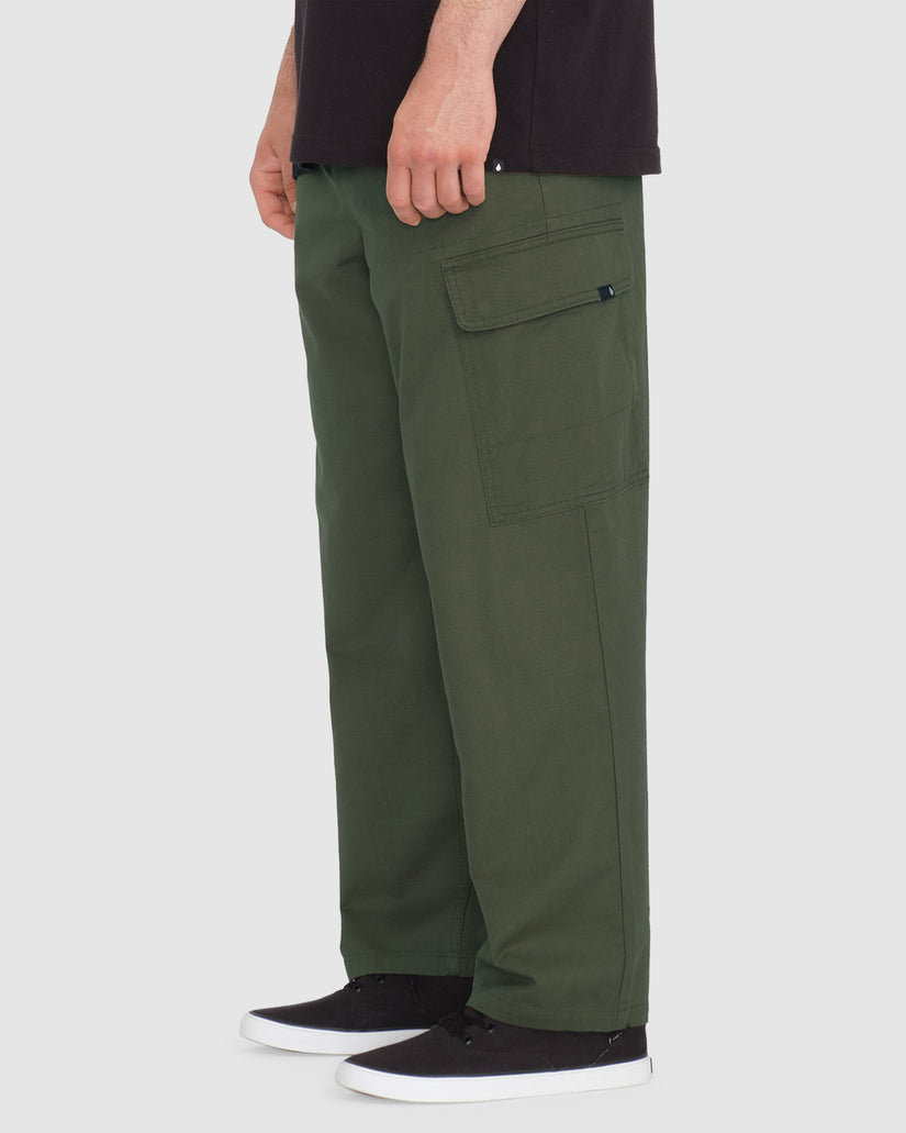 MENS BILLOW TAPERED ELASTIC WAIST CARGO PANT