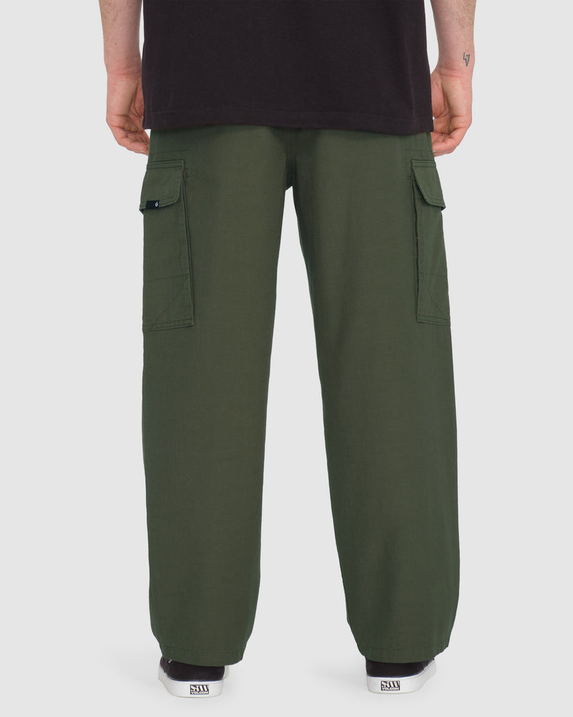 MENS BILLOW TAPERED ELASTIC WAIST CARGO PANT