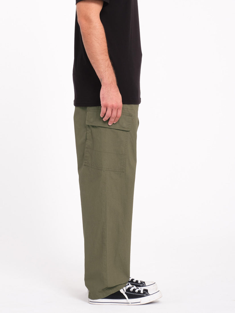 Mens Billow Tapered Elastic Waist Cargo Pants