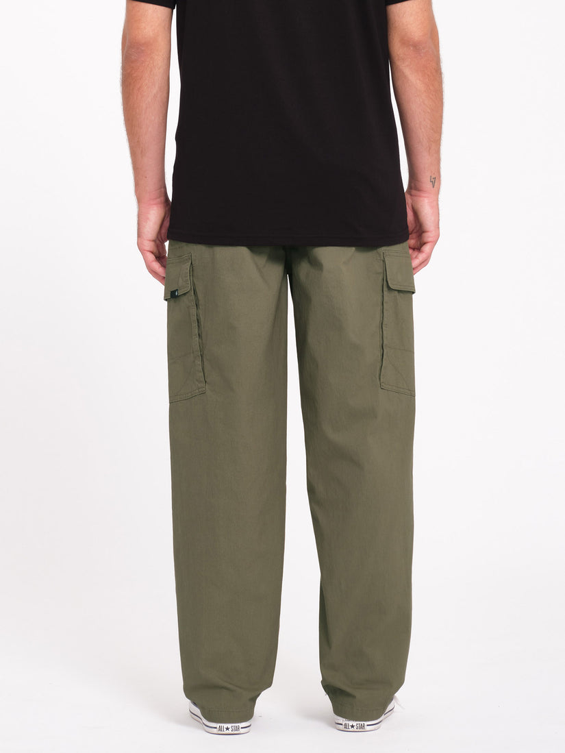 Mens Billow Tapered Elastic Waist Cargo Pants