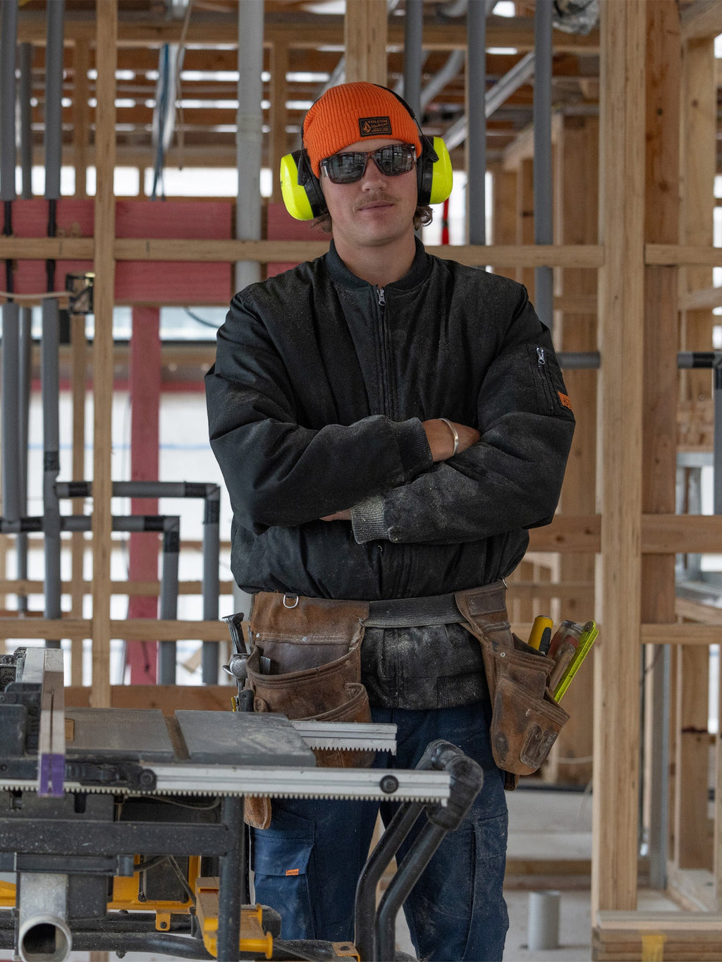 Mens Workwear Bomber Jacket