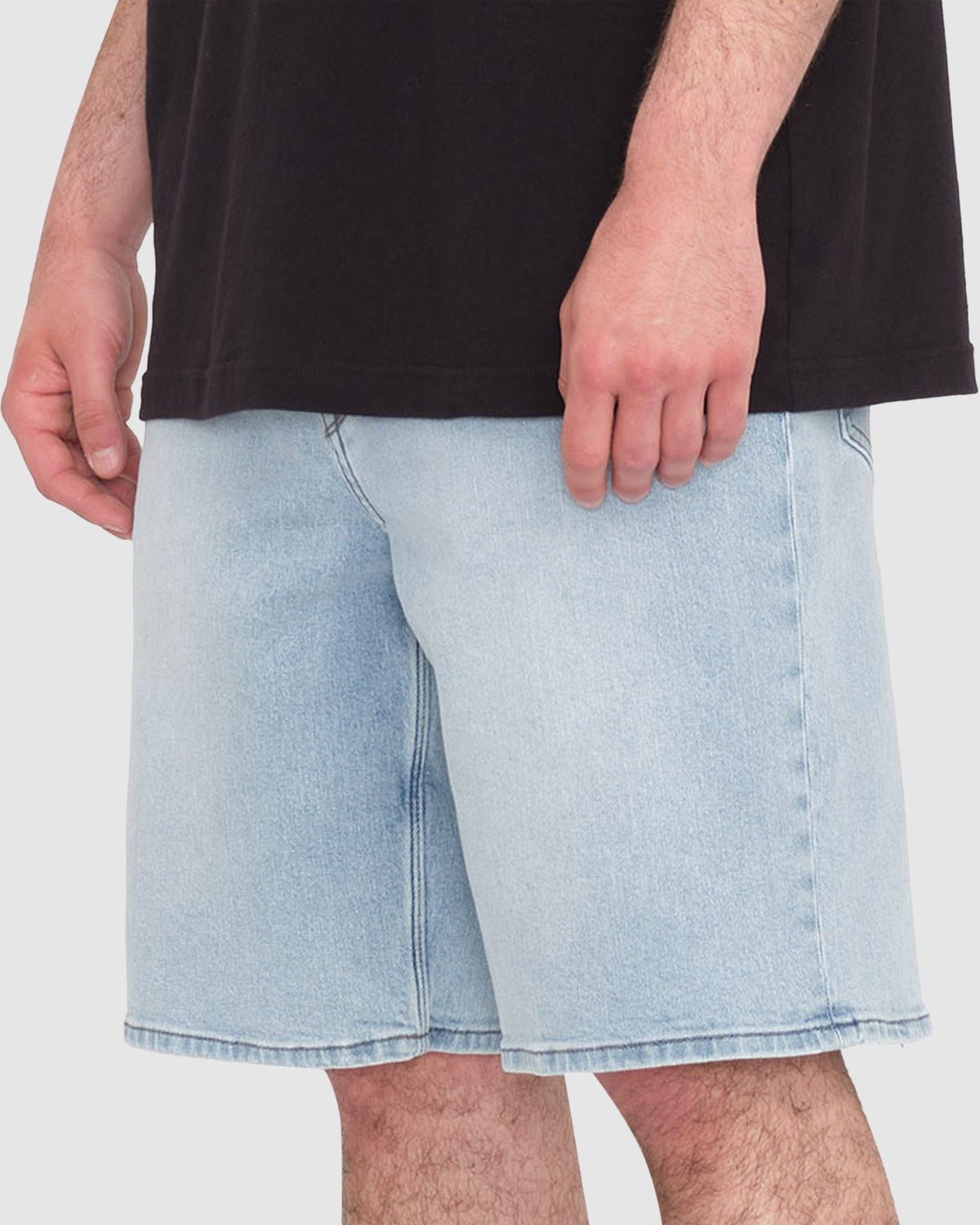 Mens Billow Denim Shorts