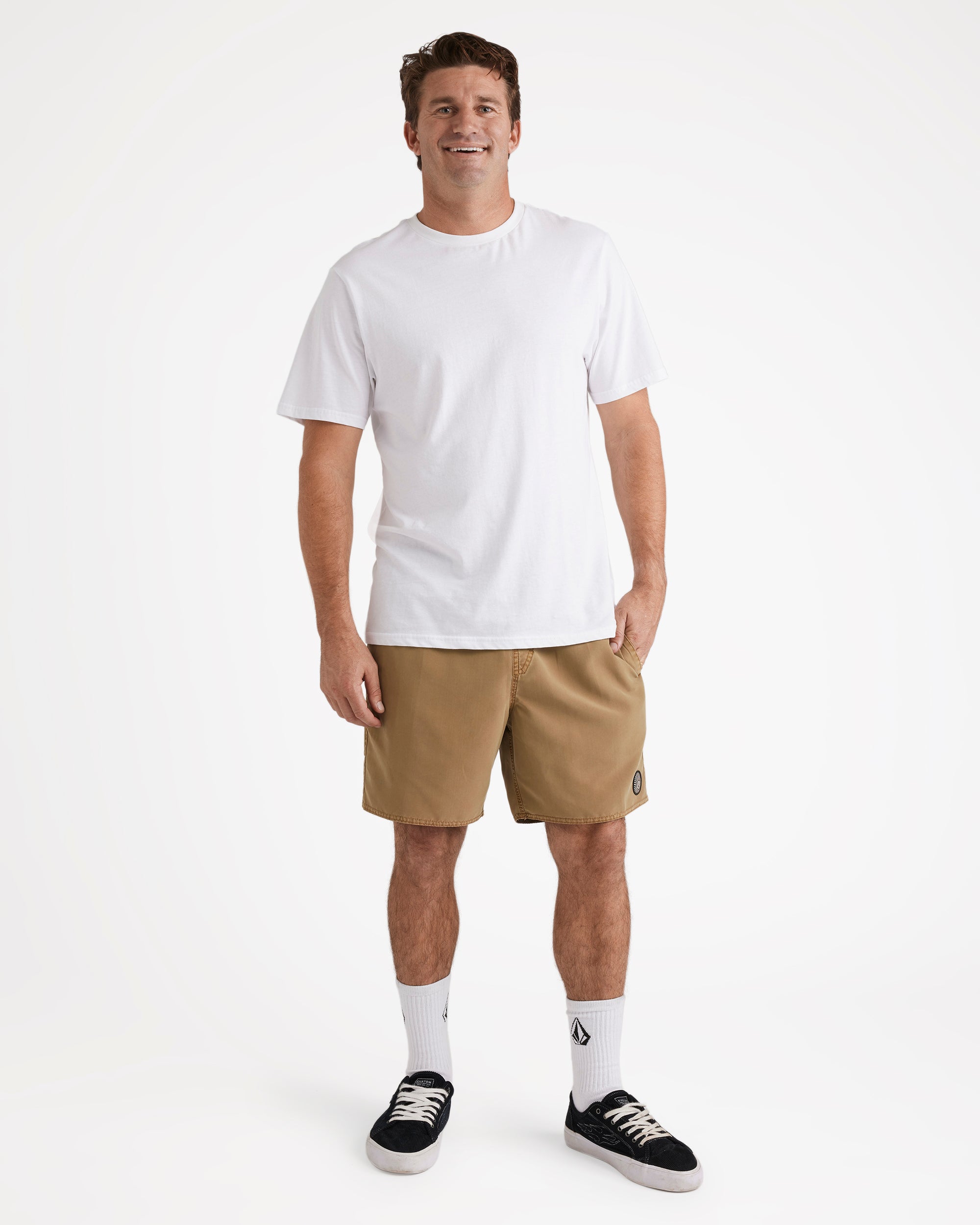 Mens Center Volley 17" Swim Shorts