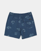 Mens Regal Trop Psych Cotton 17" Swim Shorts