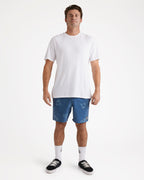 Mens Regal Trop Psych Cotton 17" Swim Shorts