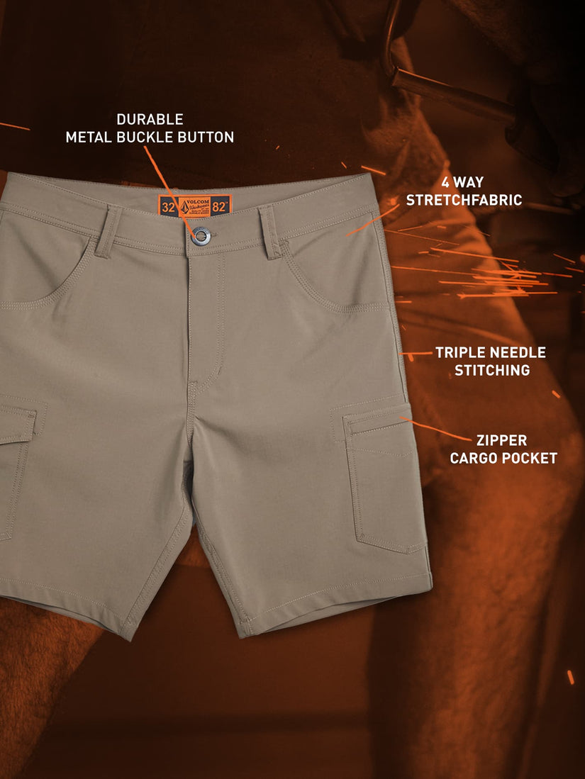 Mens Workwear Slab 20" Hybrid Shorts