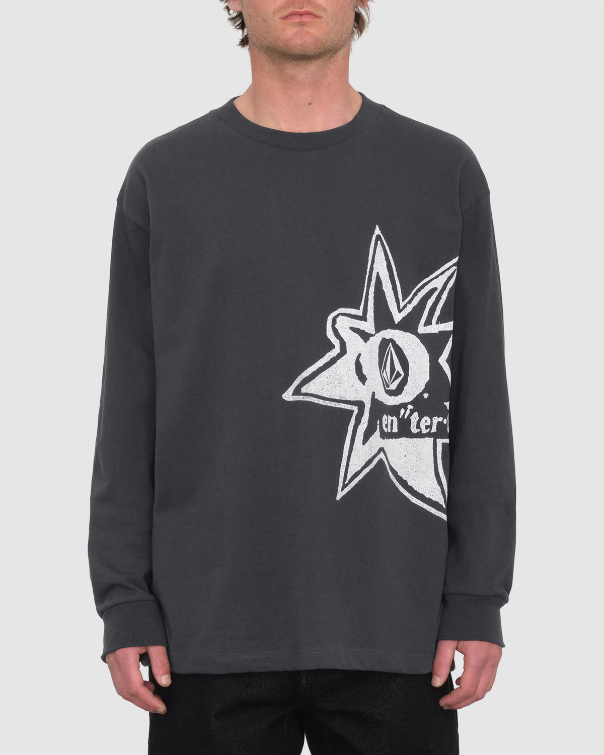 MENS V ENT STONE BURST LONG SLEEVE T-SHIRT