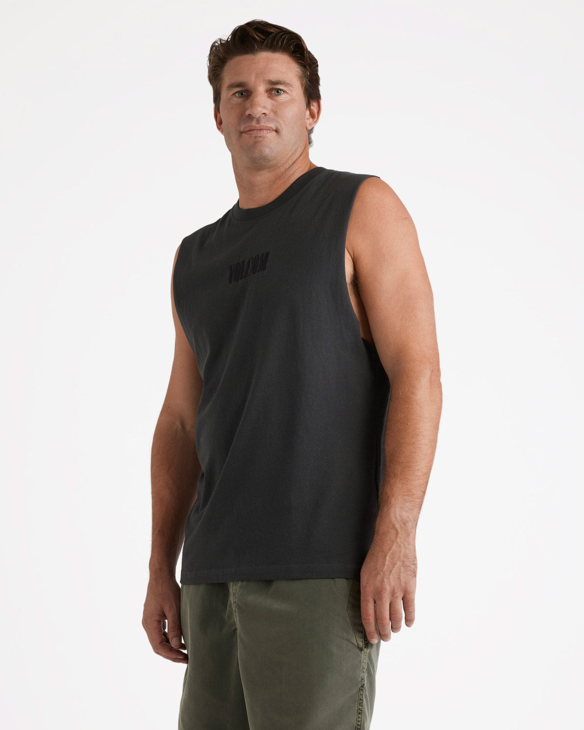 Mens Ripple Stone Muscle Shirt