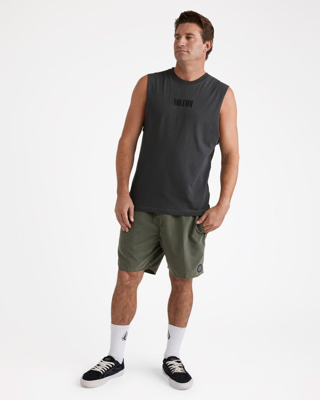 Mens Ripple Stone Muscle Shirt