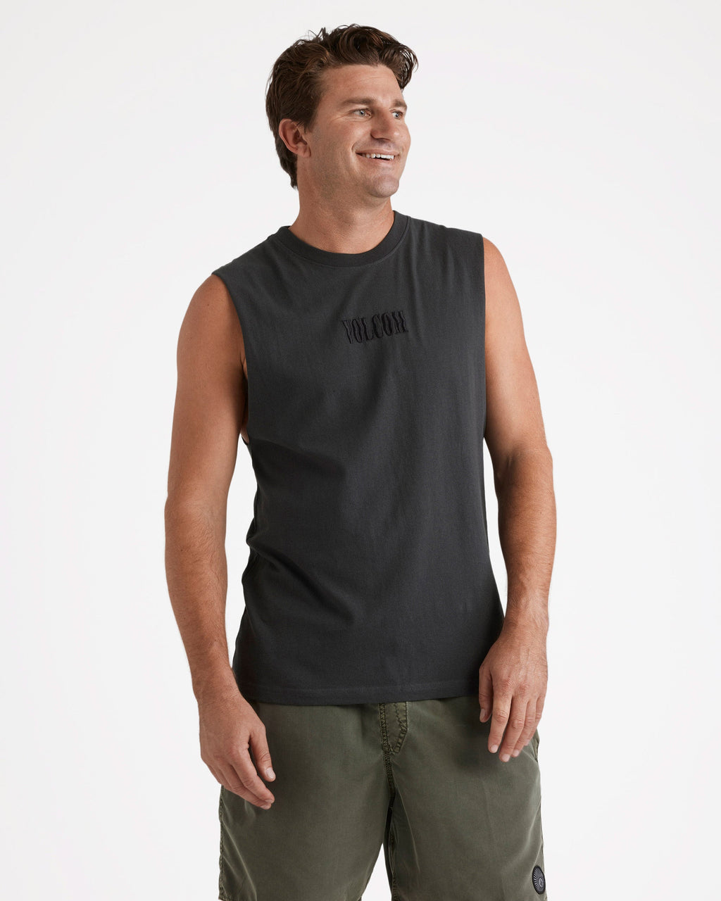 Mens Ripple Stone Muscle Shirt