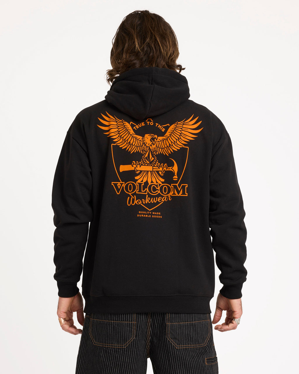 Mens Hammered Pullover Hoodie