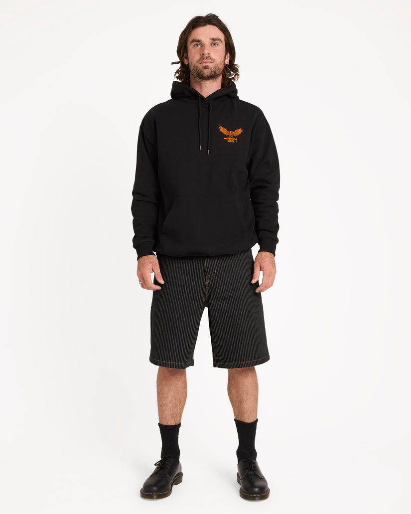 Mens Hammered Pullover Hoodie