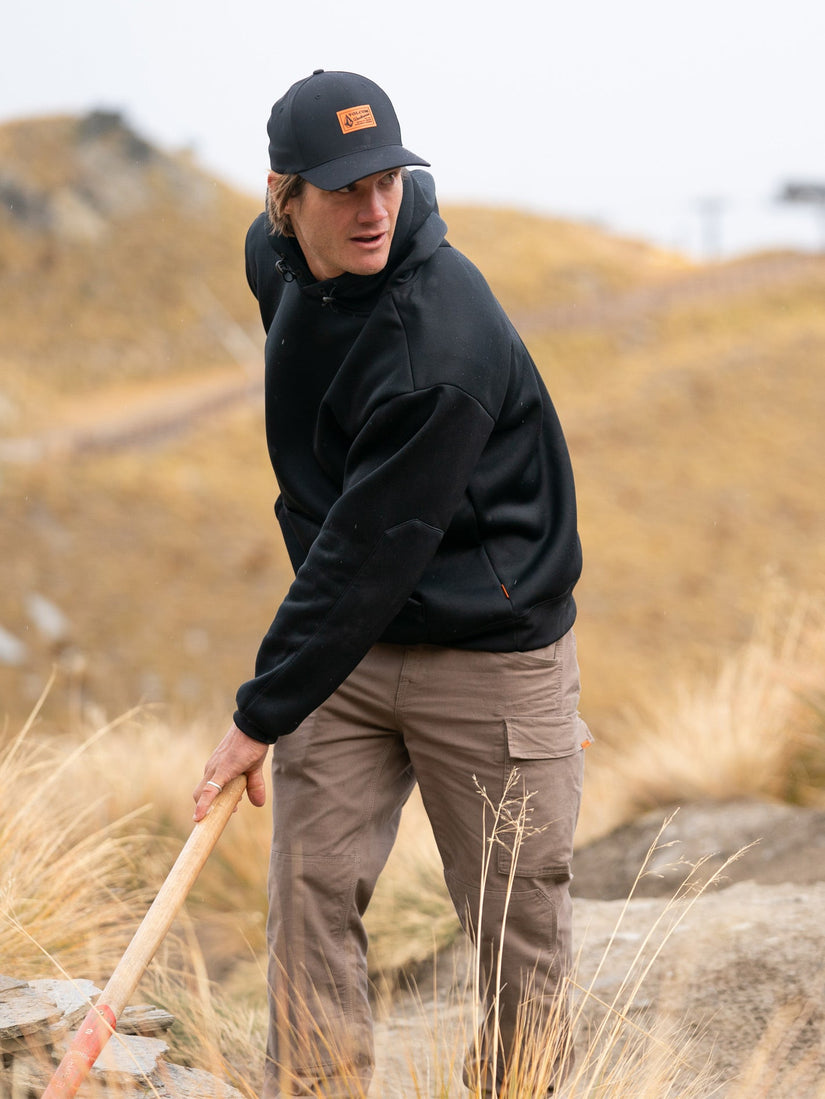 Mens Volcom Workwear Bonded Pullover Hoodie