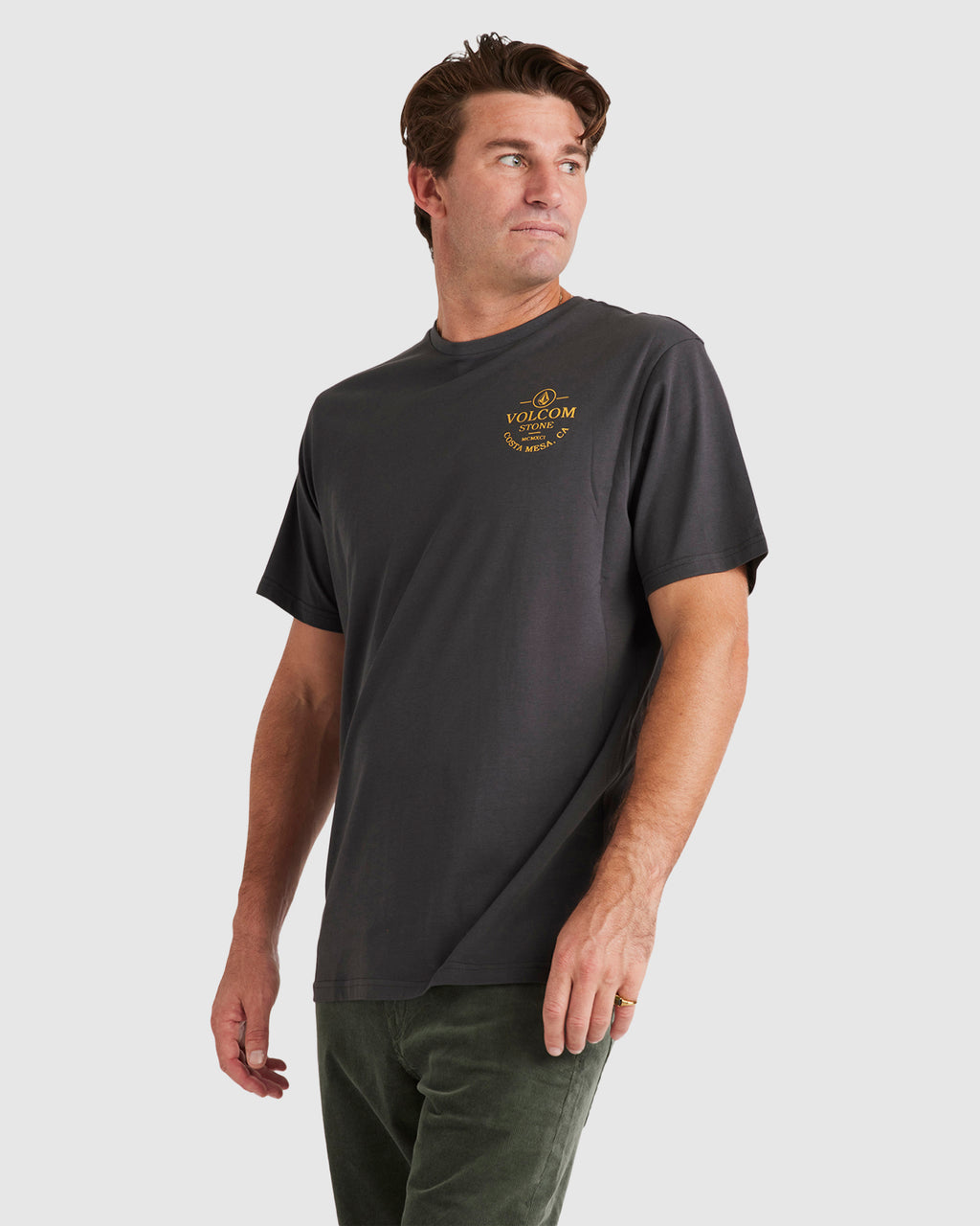 MENS AUS ANCHORED STONE T-SHIRT
