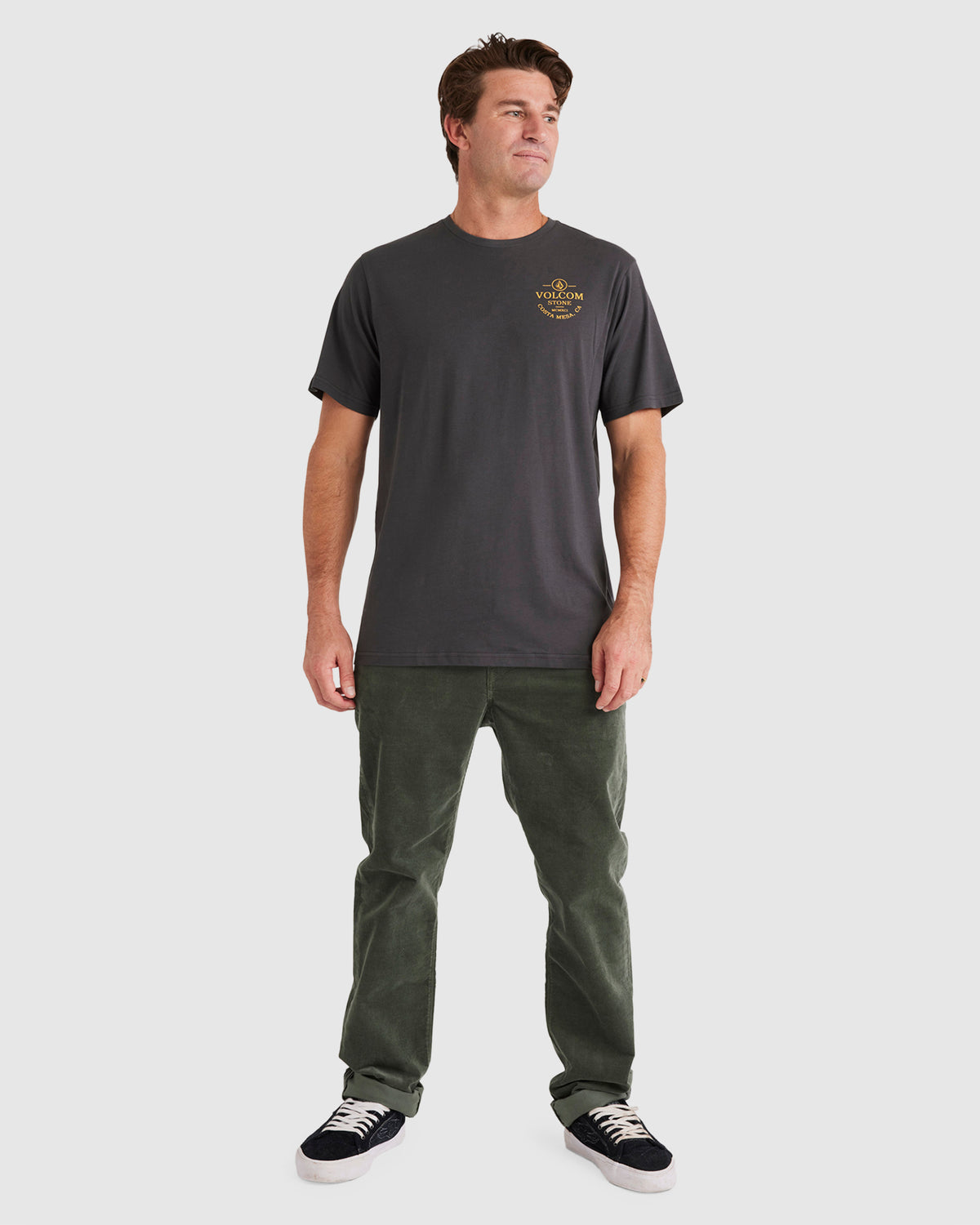 MENS AUS ANCHORED STONE T-SHIRT