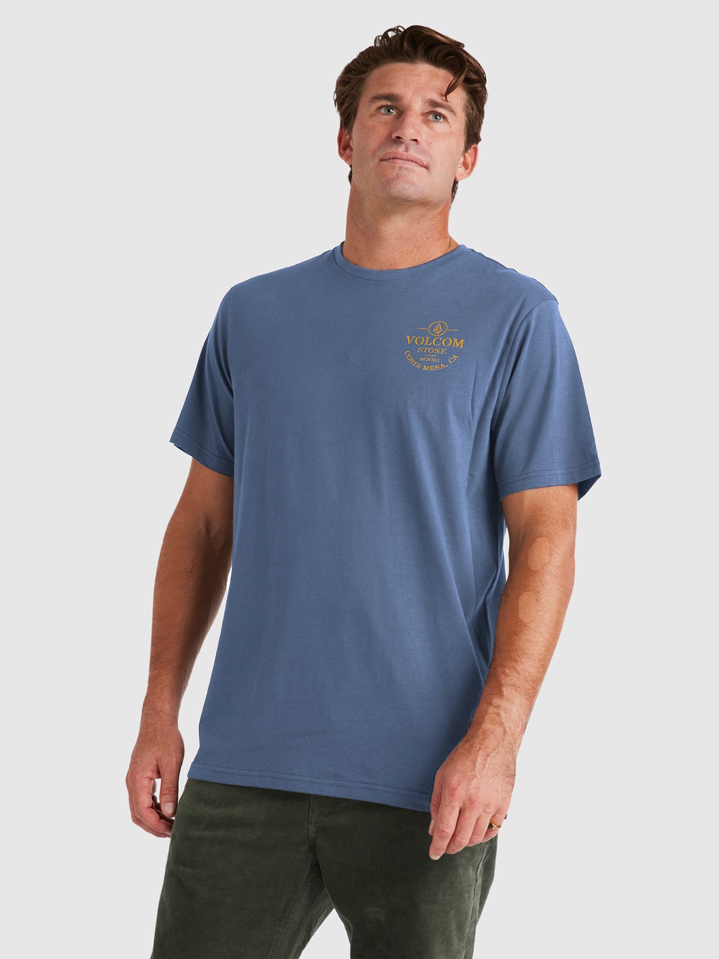 Mens Aus Anchored Stone T-Shirt