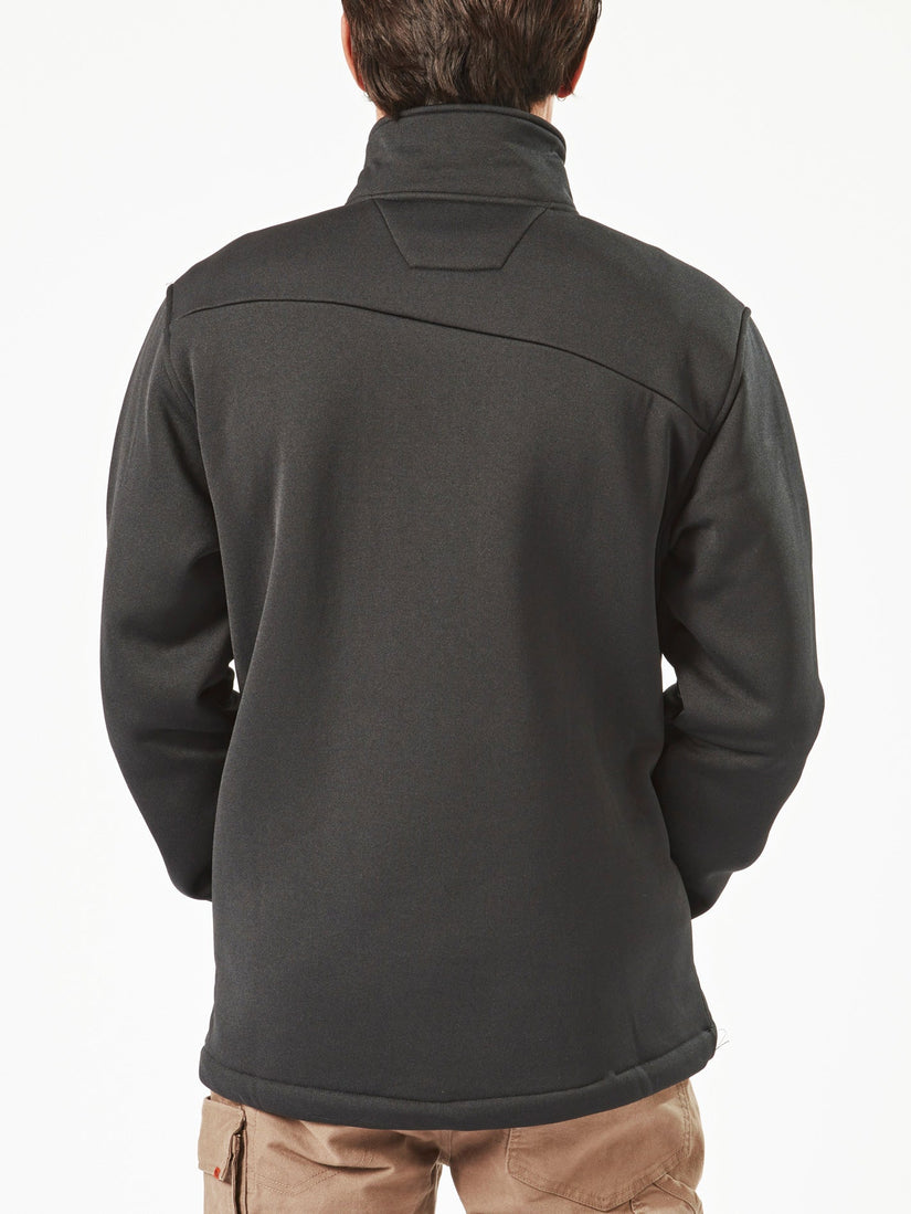 Mens Workwear Quarter Zip Fleece Jumper