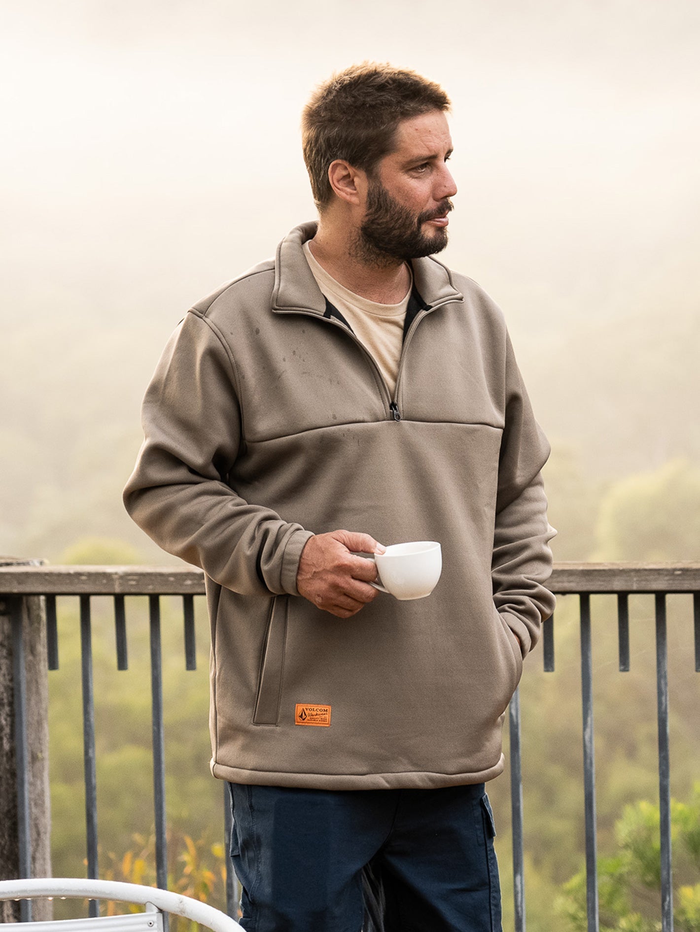 Mens Workwear Quarter Zip Fleece Jumper Mens Workwear Quarter Zip Fleece Jumper