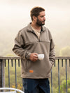 Mens Workwear Quarter Zip Fleece Jumper