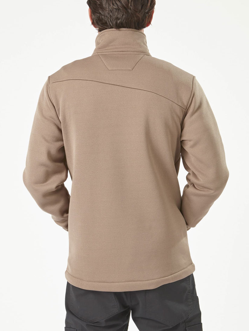 Mens Workwear Quarter Zip Fleece Jumper