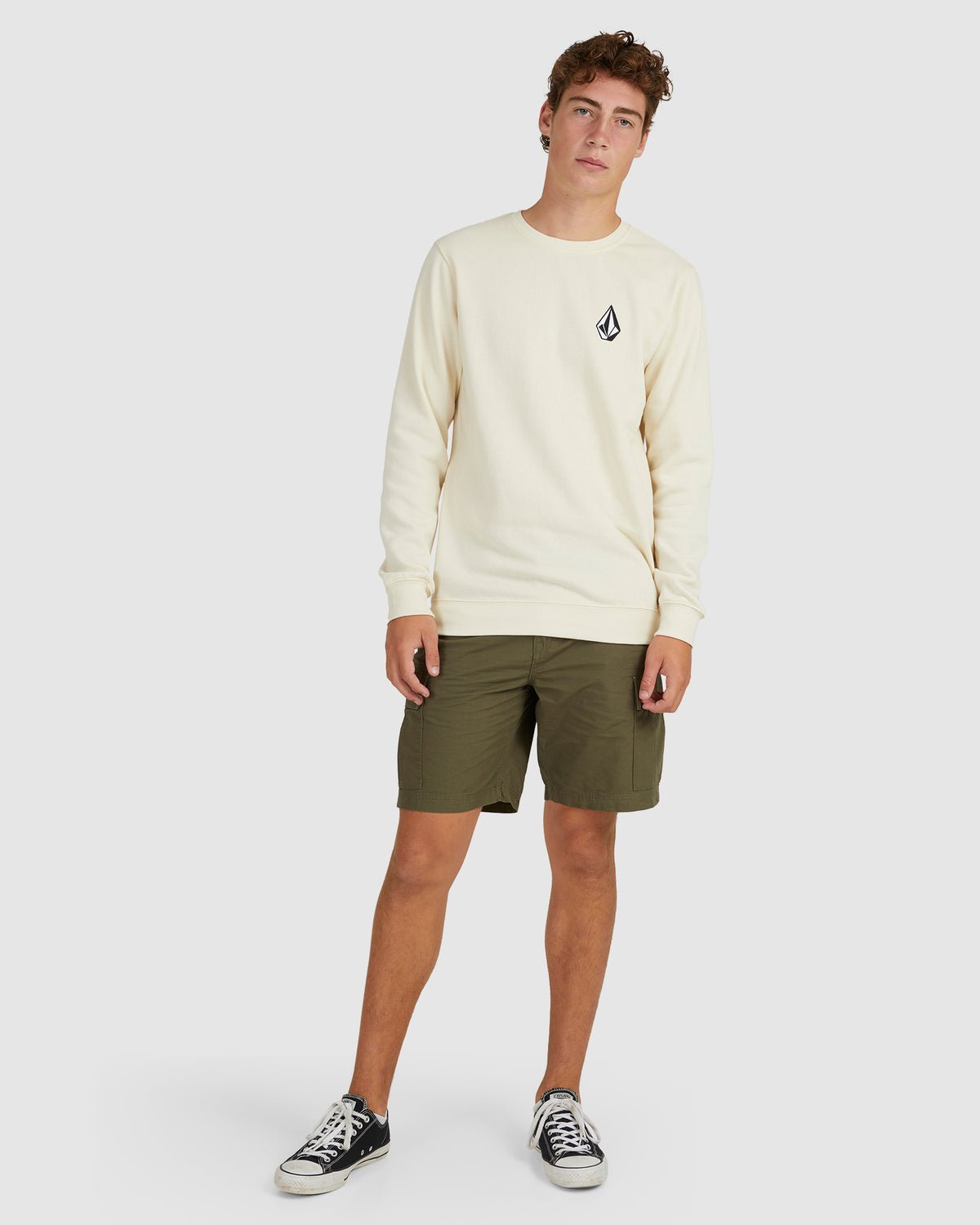 MENS VOLOGO CREW FLEECE TOP