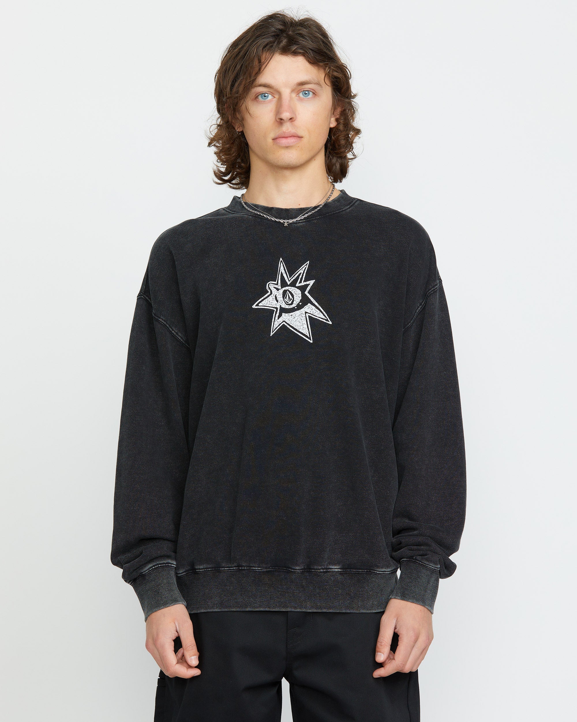 Mens Volcom Ent Crew Neck