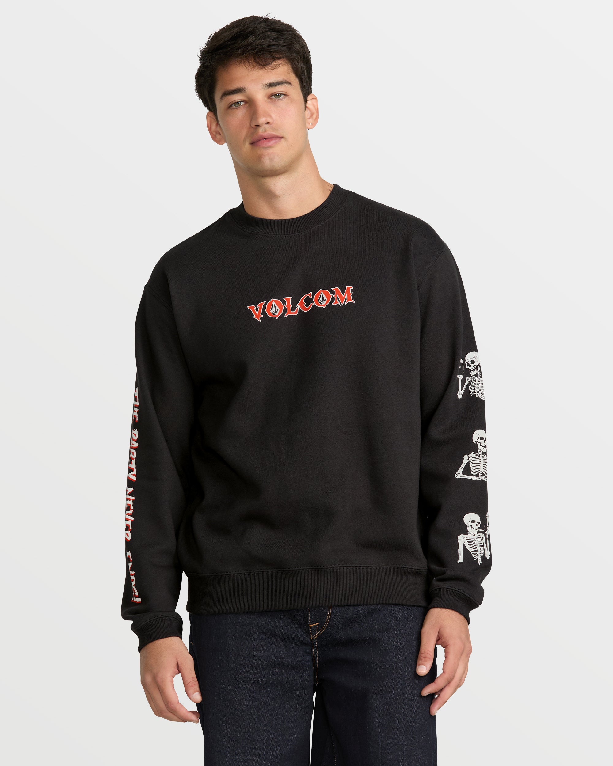 Buy Mens Never Ends Crew Neck by Volcom | Surf Dive 'n Ski