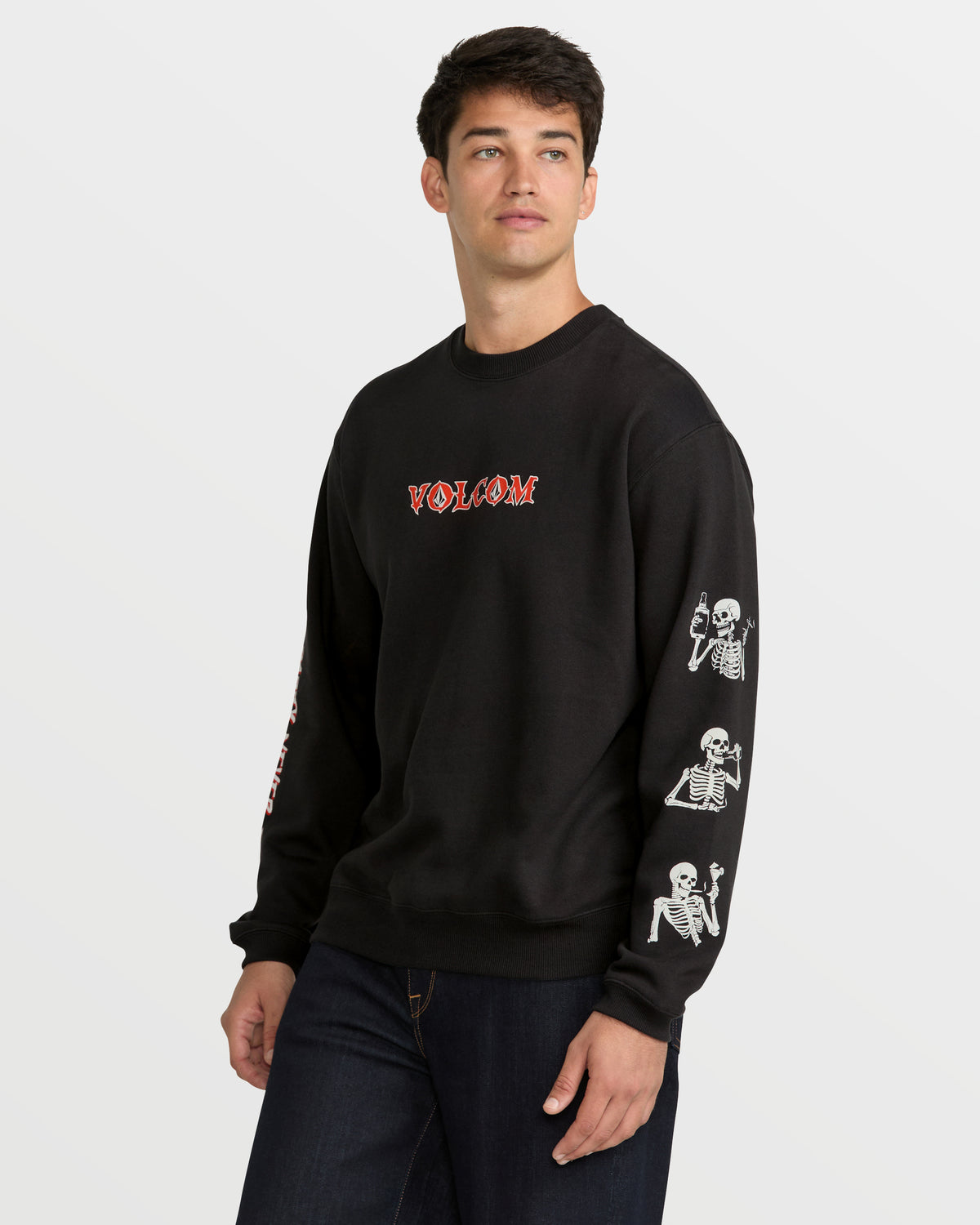 Mens Never Ends Crew Neck
