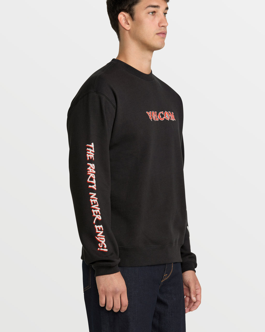 Mens Never Ends Crew Neck