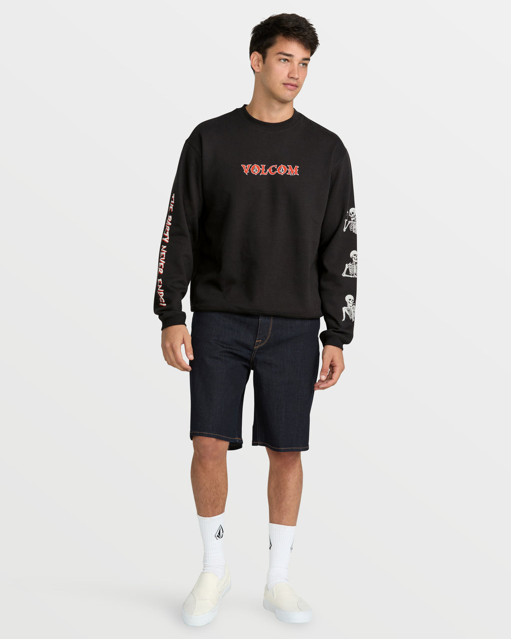 Mens Never Ends Crew Neck