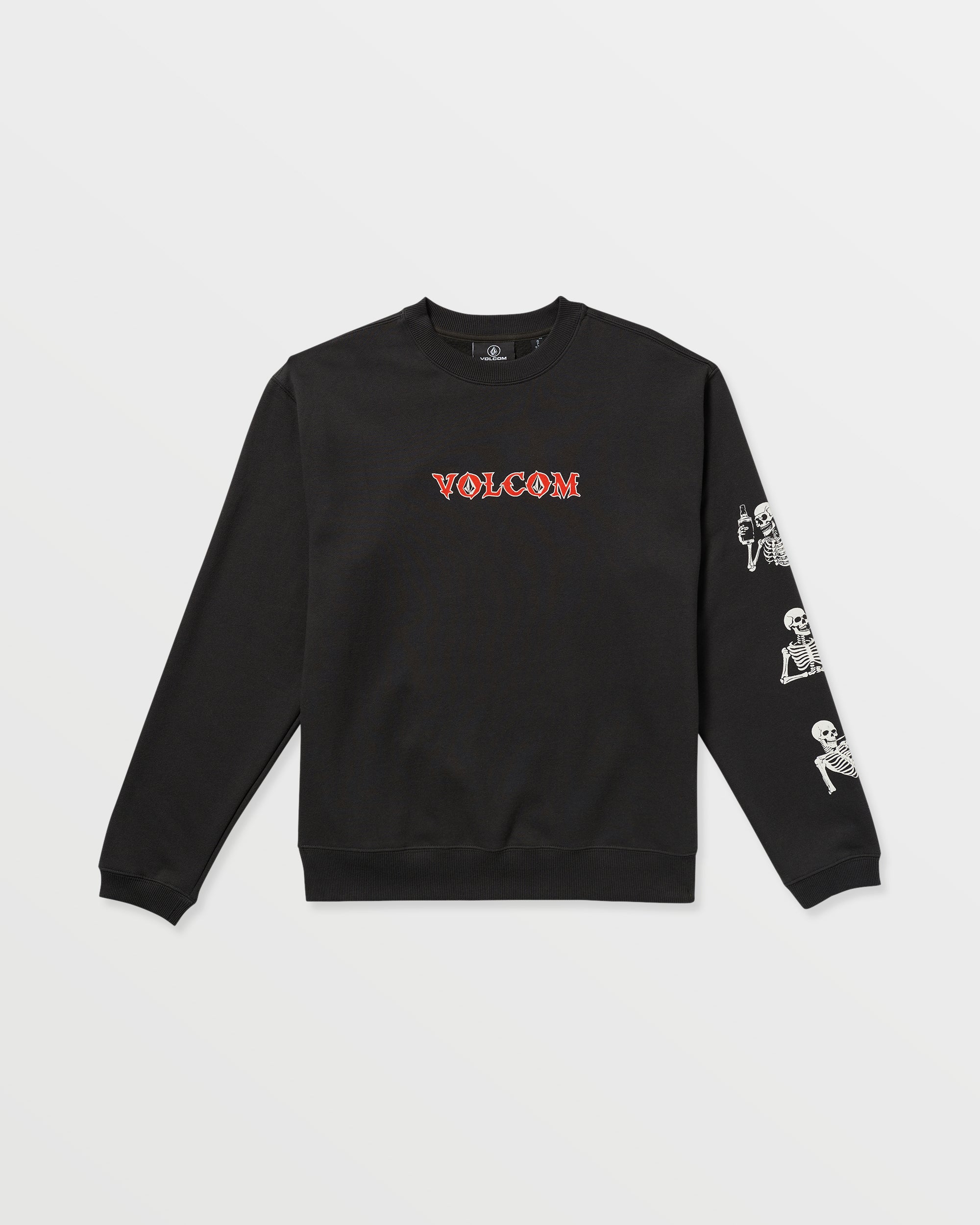 未使用 VOLCOM All I Got Pullover Crew Volcom Men's All I Got Pullover Crew Sweatshirt, Off-white