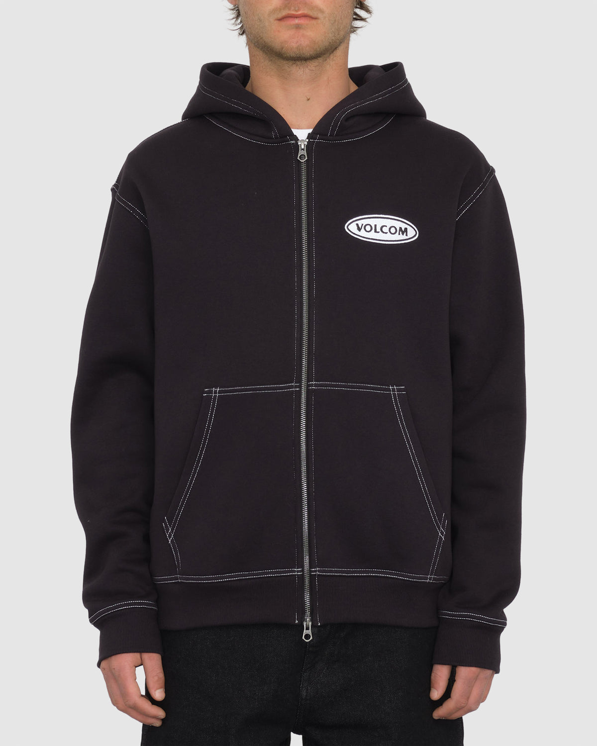 MENS WORKARD ZIP FLEECE TOP