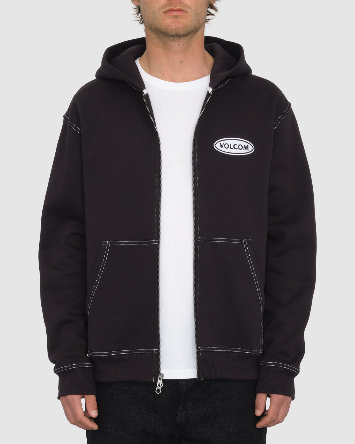 MENS WORKARD ZIP FLEECE TOP