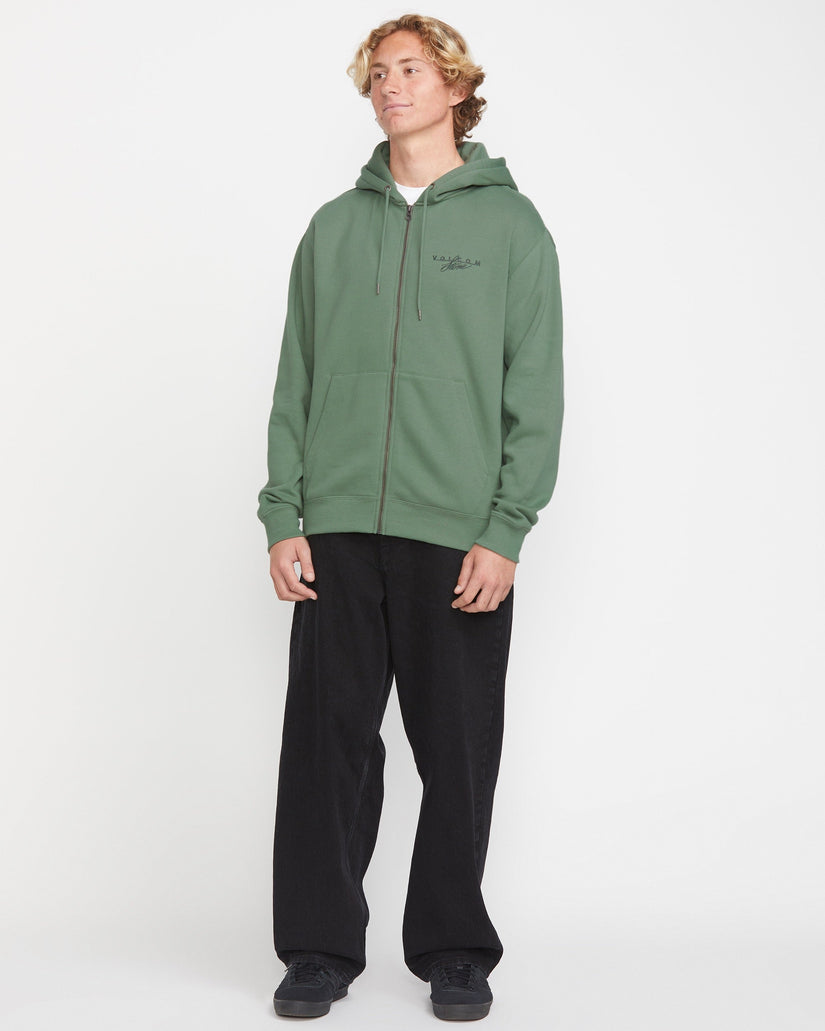 Mens Calmstone Zip Up Hoodie