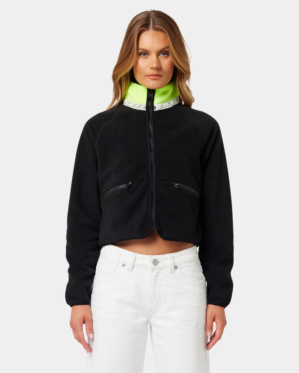 Womens A Brand x Rip Curl Fleece Jacket