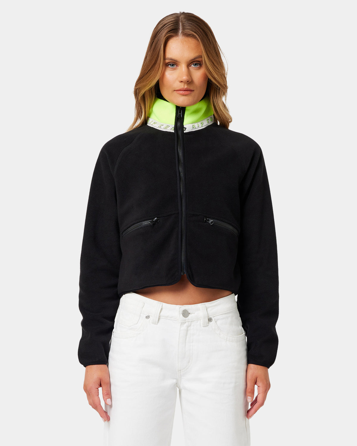Womens A Brand x Rip Curl Fleece Jacket