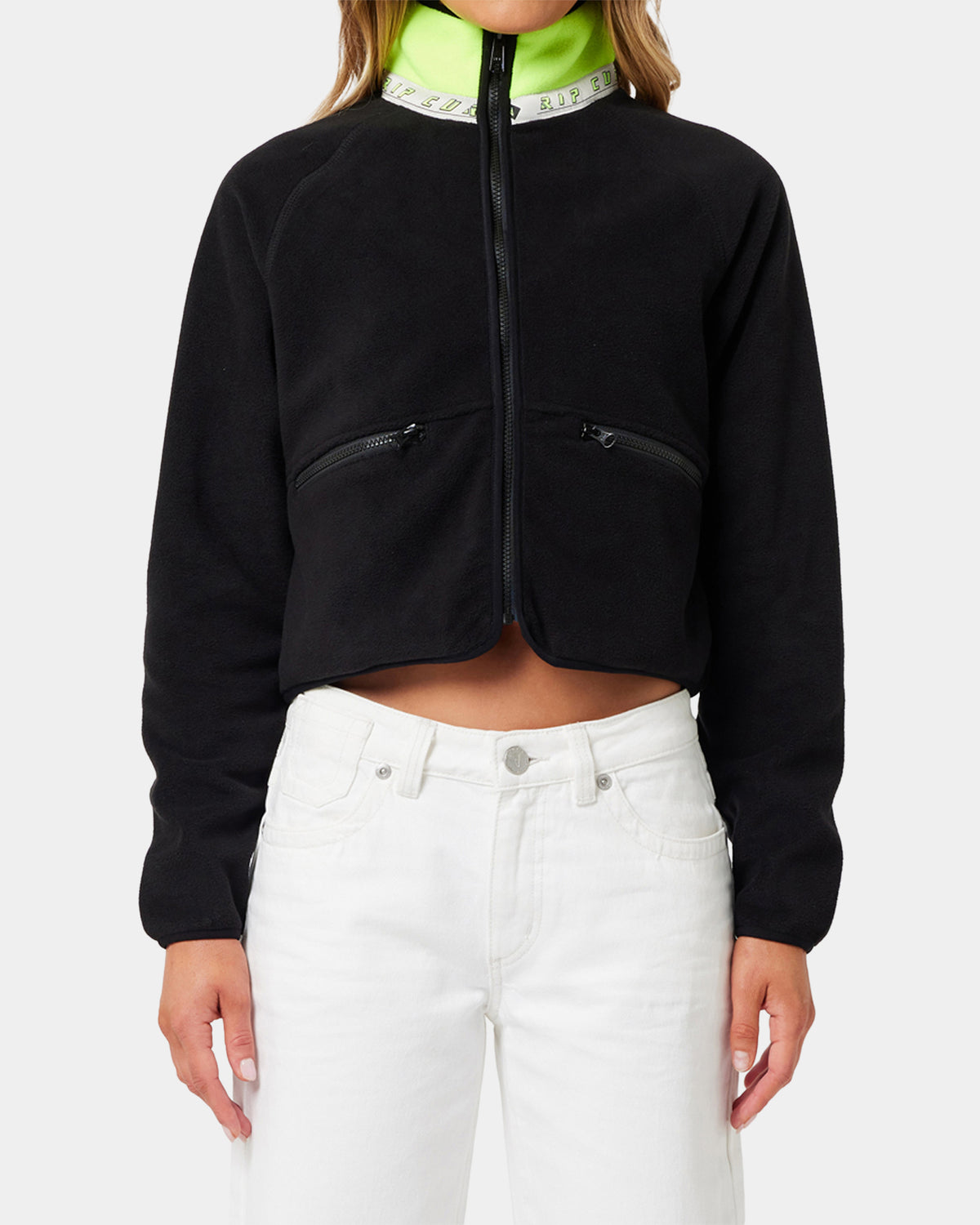 Womens A Brand x Rip Curl Fleece Jacket
