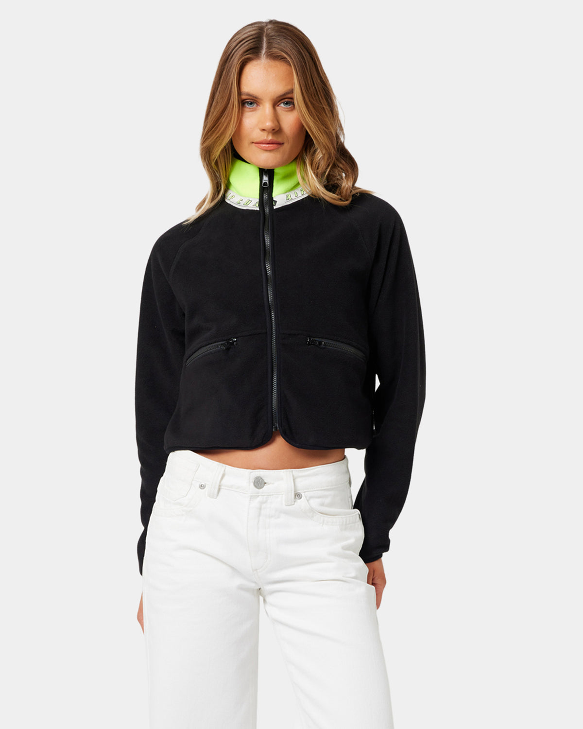 Womens A Brand x Rip Curl Fleece Jacket