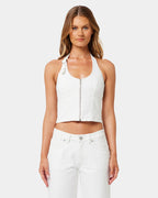 Womens A Brand x Rip Curl White Wash Tank Top